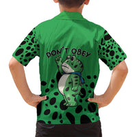 Don't Obey Portland Frog Protest Family Matching Puletasi and Hawaiian Shirt Anti-Fascism - Wonder Print Shop