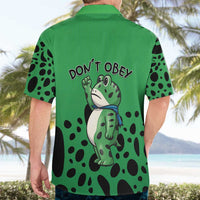 Don't Obey Portland Frog Protest Hawaiian Shirt Anti-Fascism - Wonder Print Shop
