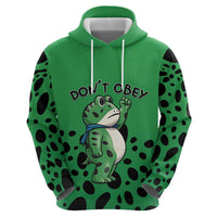 Don't Obey Portland Frog Protest Hoodie Anti-Fascism - Wonder Print Shop