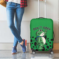 Don't Obey Portland Frog Protest Luggage Cover Anti-Fascism - Wonder Print Shop