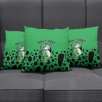 Don't Obey Portland Frog Protest Pillow Cover Anti-Fascism - Wonder Print Shop