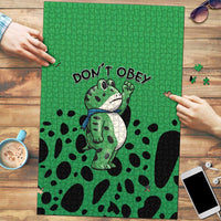 Don't Obey Portland Frog Protest Puzzle Anti-Fascism - Wonder Print Shop