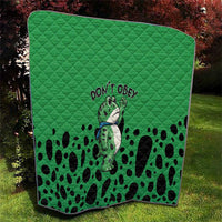 Don't Obey Portland Frog Protest Quilt Anti-Fascism - Wonder Print Shop
