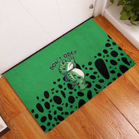 Don't Obey Portland Frog Protest Rubber Doormat Anti-Fascism - Wonder Print Shop