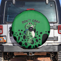 Don't Obey Portland Frog Protest Spare Tire Cover Anti-Fascism - Wonder Print Shop