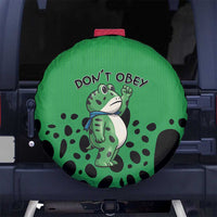 Don't Obey Portland Frog Protest Spare Tire Cover Anti-Fascism - Wonder Print Shop