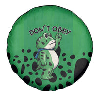 Don't Obey Portland Frog Protest Spare Tire Cover Anti-Fascism - Wonder Print Shop