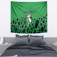 Don't Obey Portland Frog Protest Tapestry Anti-Fascism - Wonder Print Shop