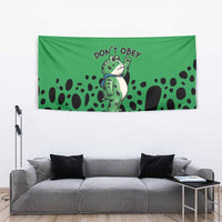 Don't Obey Portland Frog Protest Tapestry Anti-Fascism - Wonder Print Shop