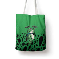 Don't Obey Portland Frog Protest Tote Bag Anti-Fascism - Wonder Print Shop