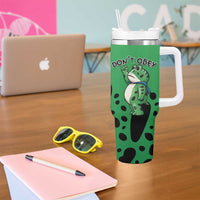 Don't Obey Portland Frog Protest Tumbler With Handle Anti-Fascism - Wonder Print Shop