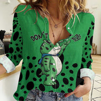 Don't Obey Portland Frog Protest Women Casual Shirt Anti-Fascism - Wonder Print Shop