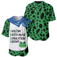 Portland Frog Protest Baseball Jersey Frog Costume Style - Wonder Print Shop