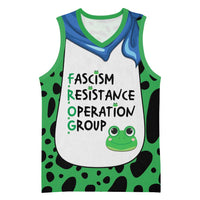 Portland Frog Protest Basketball Jersey Frog Costume Style - Wonder Print Shop