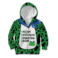 Portland Frog Protest Kid Hoodie Frog Costume Style - Wonder Print Shop
