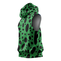 Portland Frog Protest Sleeveless Hoodie Frog Costume Style - Wonder Print Shop