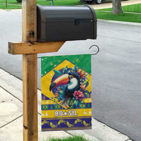 Brazil Christmas Garden Flag Toco Toucan Flag Style - Wonder Print Shop
