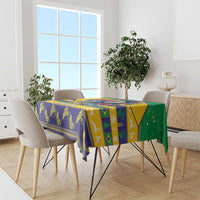 Brazil Christmas Tablecloth Toco Toucan Flag Style - Wonder Print Shop