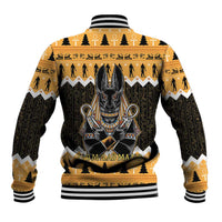 Ancient Egyptian Christmas Baseball Jacket Anubis Eid Milad Majid - Wonder Print Shop