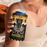 Ancient Egyptian Christmas 4 in 1 Can Cooler Tumbler Anubis Eid Milad Majid - Wonder Print Shop