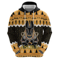 Ancient Egyptian Christmas Hoodie Anubis Eid Milad Majid - Wonder Print Shop