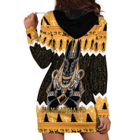 Ancient Egyptian Christmas Hoodie Dress Anubis Eid Milad Majid - Wonder Print Shop