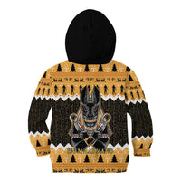 Ancient Egyptian Christmas Kid Hoodie Anubis Eid Milad Majid - Wonder Print Shop