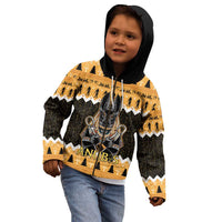 Ancient Egyptian Christmas Kid Hoodie Anubis Eid Milad Majid - Wonder Print Shop