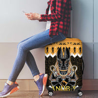 Ancient Egyptian Christmas Luggage Cover Anubis Eid Milad Majid - Wonder Print Shop