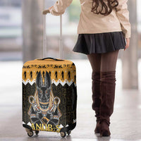 Ancient Egyptian Christmas Luggage Cover Anubis Eid Milad Majid - Wonder Print Shop