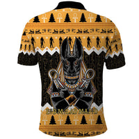 Ancient Egyptian Christmas Polo Shirt Anubis Eid Milad Majid - Wonder Print Shop