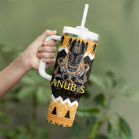 Ancient Egyptian Christmas Tumbler With Handle Anubis Eid Milad Majid - Wonder Print Shop