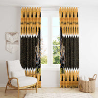 Ancient Egyptian Christmas Window Curtain Anubis Eid Milad Majid - Wonder Print Shop