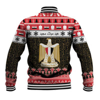 Egypt Christmas Baseball Jacket Coat Of Arms Eid Milad Majid LT15