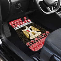 Egypt Christmas Car Mats Coat Of Arms Eid Milad Majid - Wonder Print Shop