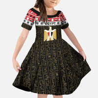 Egypt Christmas Family Matching Summer Maxi Dress and Hawaiian Shirt Coat Of Arms Eid Milad Majid LT15