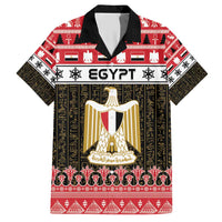 Egypt Christmas Hawaiian Shirt Coat Of Arms Eid Milad Majid - Wonder Print Shop