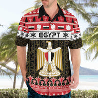 Egypt Christmas Hawaiian Shirt Coat Of Arms Eid Milad Majid - Wonder Print Shop