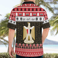 Egypt Christmas Hawaiian Shirt Coat Of Arms Eid Milad Majid - Wonder Print Shop