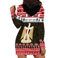 Egypt Christmas Hoodie Dress Coat Of Arms Eid Milad Majid - Wonder Print Shop