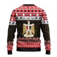 Egypt Christmas Ugly Christmas Sweater Coat Of Arms Eid Milad Majid LT15
