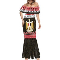 Egypt Christmas Mermaid Dress Coat Of Arms Eid Milad Majid LT15