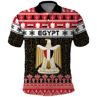 Egypt Christmas Polo Shirt Coat Of Arms Eid Milad Majid LT15