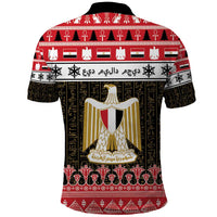 Egypt Christmas Polo Shirt Coat Of Arms Eid Milad Majid - Wonder Print Shop