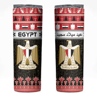 Egypt Christmas Skinny Tumbler Coat Of Arms Eid Milad Majid LT15