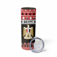 Egypt Christmas Skinny Tumbler Coat Of Arms Eid Milad Majid LT15