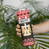 Egypt Christmas Skinny Tumbler Coat Of Arms Eid Milad Majid LT15