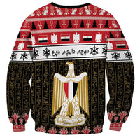 Egypt Christmas Sweatshirt Coat Of Arms Eid Milad Majid - Wonder Print Shop
