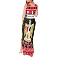 Egypt Christmas Tank Maxi Dress Coat Of Arms Eid Milad Majid - Wonder Print Shop