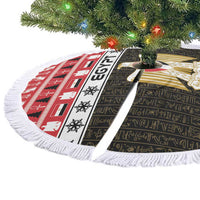 Egypt Christmas Tree Skirt Coat Of Arms Eid Milad Majid - Wonder Print Shop